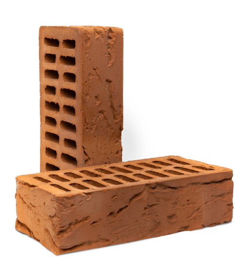 Кирпич керамический ВЗКСМ одинарный Красный глубокий рустик