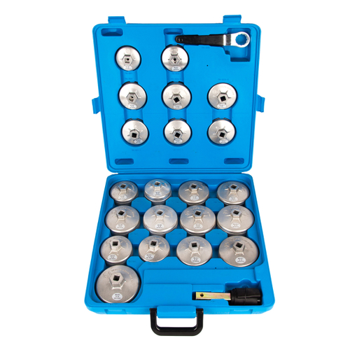 WDK-65342 Набор съемников для масляных фильтров, 21 чашка