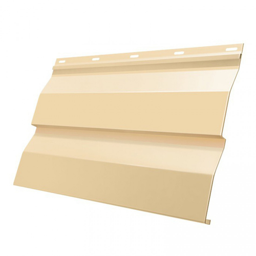 Сайдинг металлический СП Корабельная доска Ral 1015 светлая слоновая кость 0,45 мм 14х239(267)х6000 мм, м2