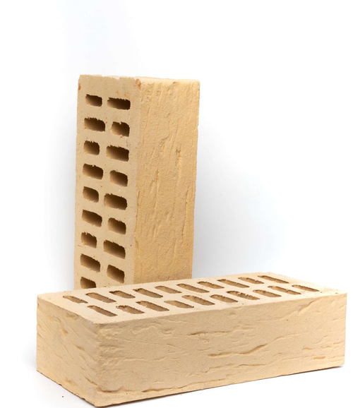 Кирпич керамический ВЗКСМ одинарный Слоновая Кость Рустик