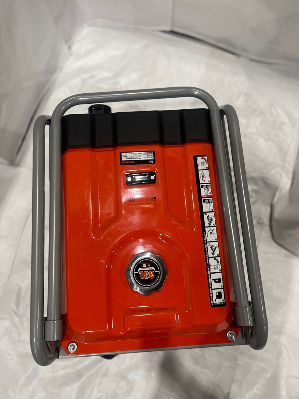 Генератор бензиновый 7,0 кВт 220В с АВР, электростартером и колесами TOR KM9500HA