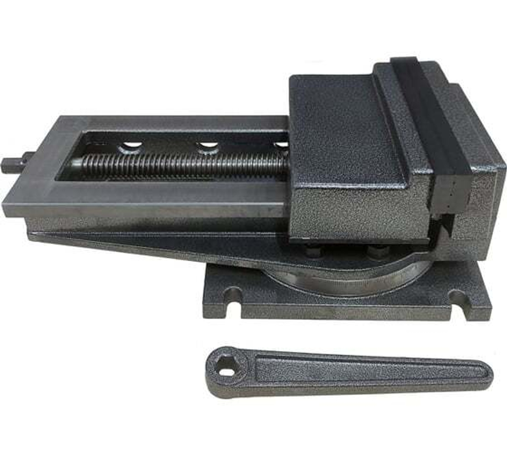 Поворотные станочные тиски с открытым винтом GRIFF серия QB 250 мм b241204