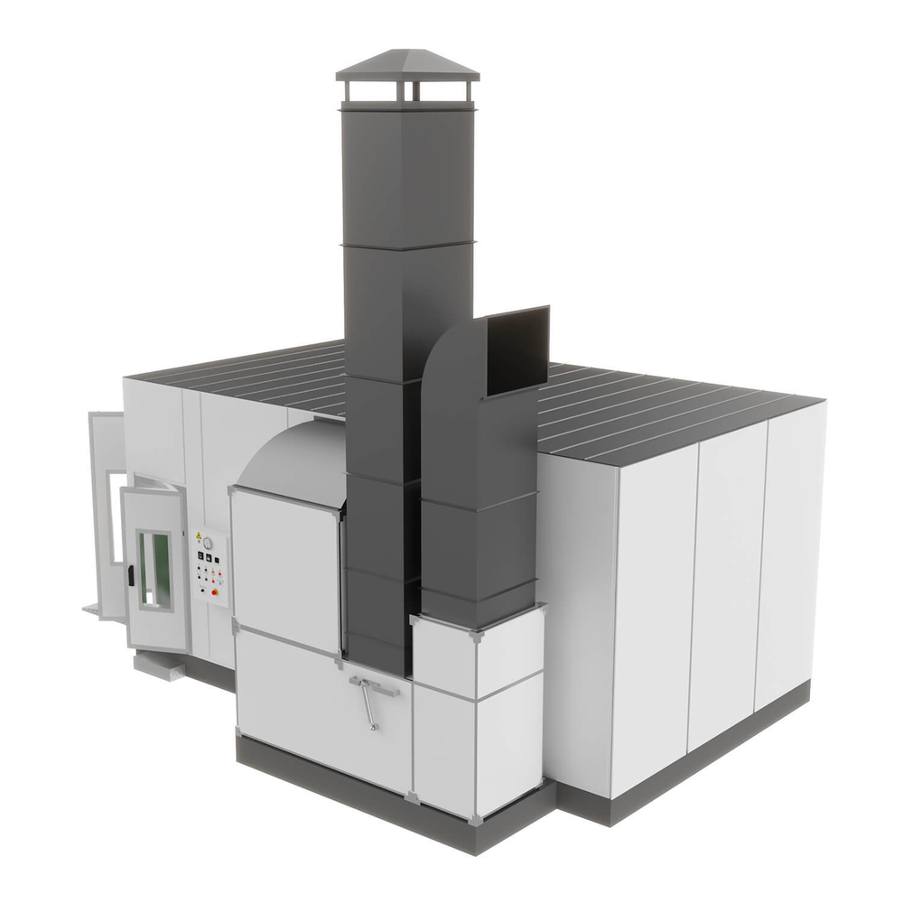 WDK-210ER Окрасочно-сушильная камера на электрических ТЭНах