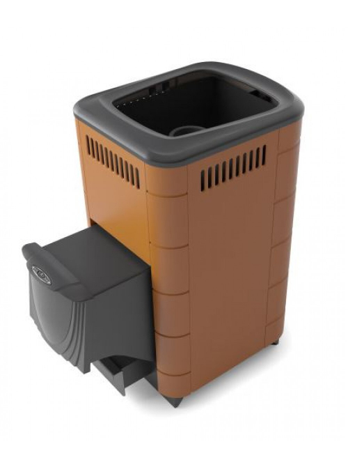 Печь для бани ТМФ Тунгуска Cast дверца антрацит терракота