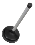 Вантуз для удаления засоров "Классик" 30 см, пластик рукоятка, резин чаша 0,45 л для ванн и унитазов