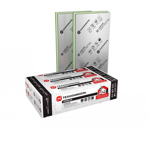 Плита теплоизоляционная ТехноНиколь LOGICPIR Ф/Ф L 1190х590х40 мм, 6 шт/упак