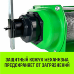 Лебедка ручная усиленная HITCH JHW 0,5т канат 40м