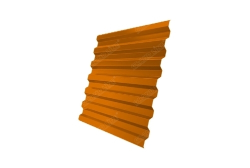 Профнастил C21R 0,45 PE RAL 2004 оранжевый