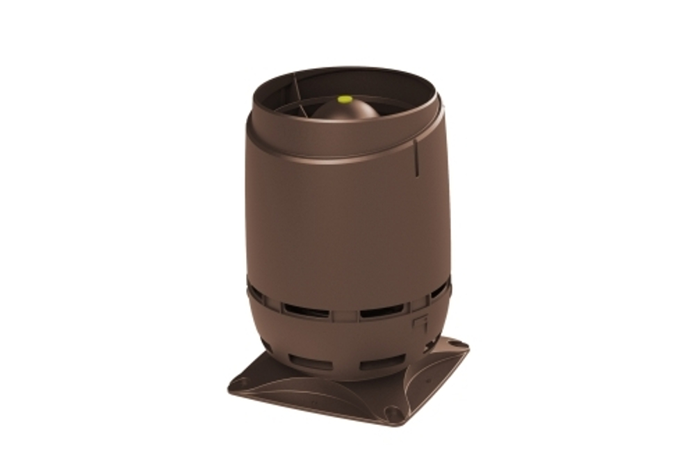 Выход вентиляционный Vilpe Flow 125S с основанием 250x250 коричневый