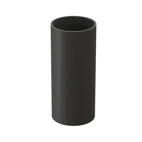 Труба водосточная 1 м Premium, графит