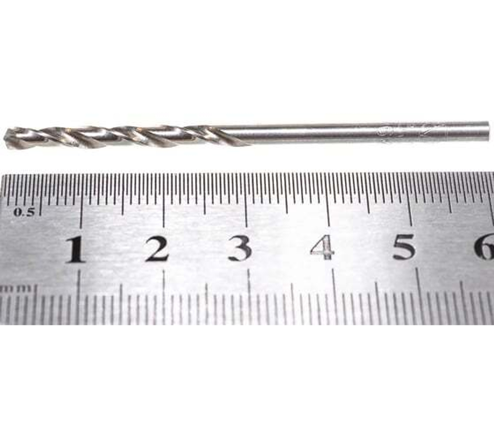 Сверло по металлу (3х33х61 мм; ц/х; Р6М5; А1) GRIFF a111030