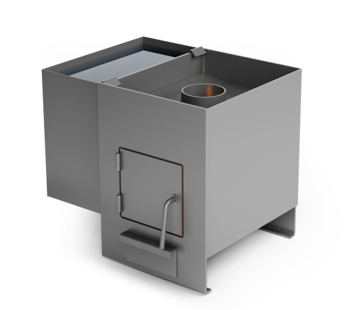 Печь для бани ТМФ Двушечка антрацит