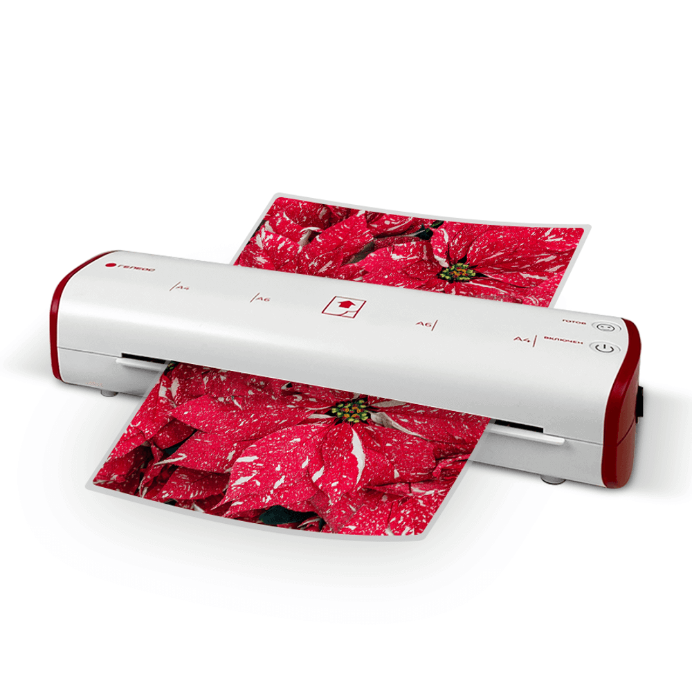 Ламинатор ГЕЛЕОС ЛМ A4 Модерн белый+красный от производителя