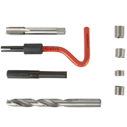 WDK-ST1415 Набор для восстановления резьбы M14X1,5, 16 предметов, шт