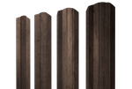 Штакетник М-образный А фигурный 0,45 Print Premium Almond Wood Fresh