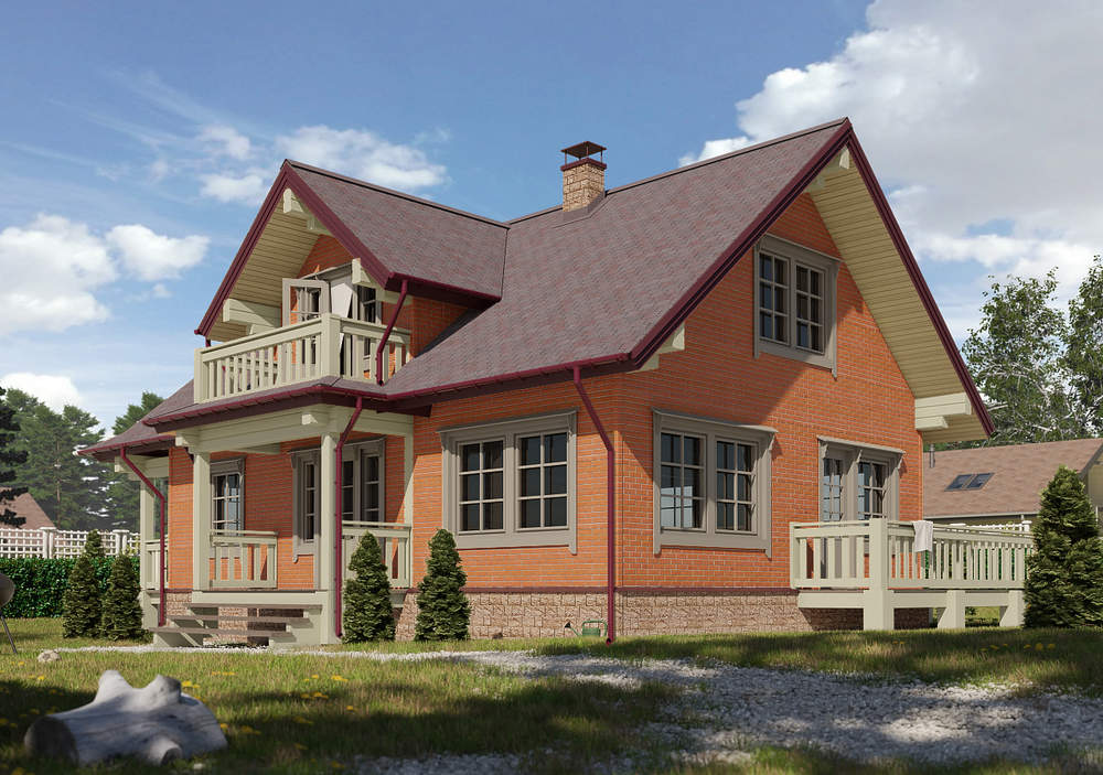 Угол Berg, Кирпичный