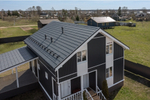 Металлочерепица классик 0,5 Satin RAL 7024 мокрый асфальт
