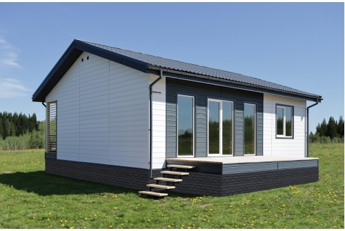 Металлочерепица классик Grand Line 0,5 PE RAL 7024 мокрый асфальт