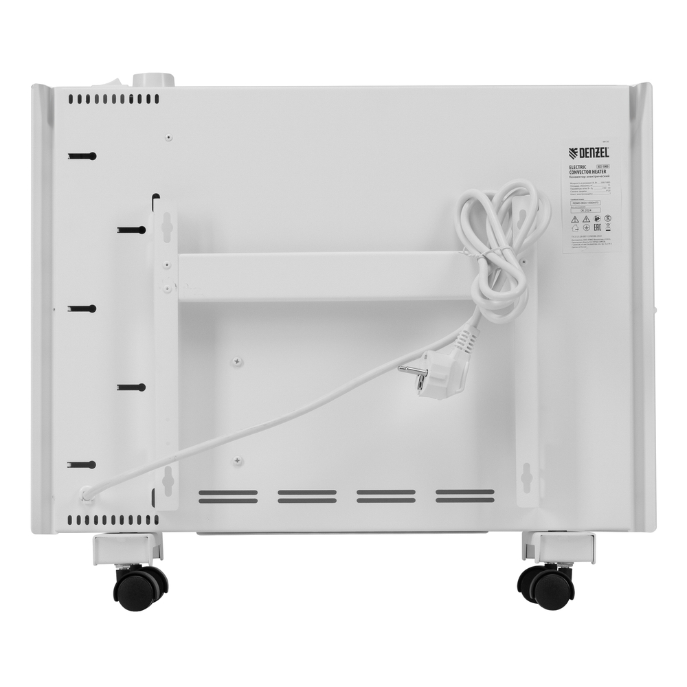 Конвектор электрический XCE-1000, 230 В, 1000 Вт, X-образный нагреватель Denzel