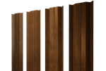 Штакетник М-образный В с прямым резом 0,4 Print Premium Golden Wood Fresh TwinColor