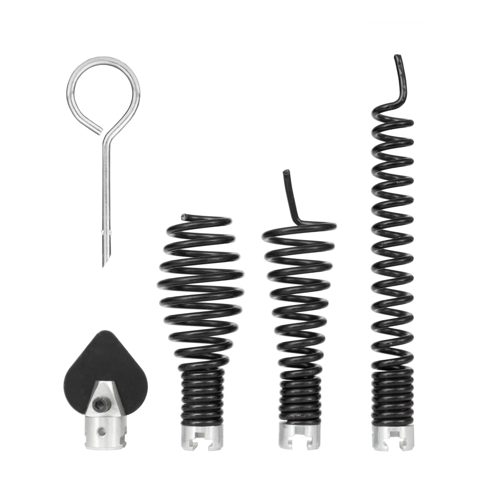 CROCODILE Комплект насадок для прочистных спиралей 22мм. 50300-22-Н5