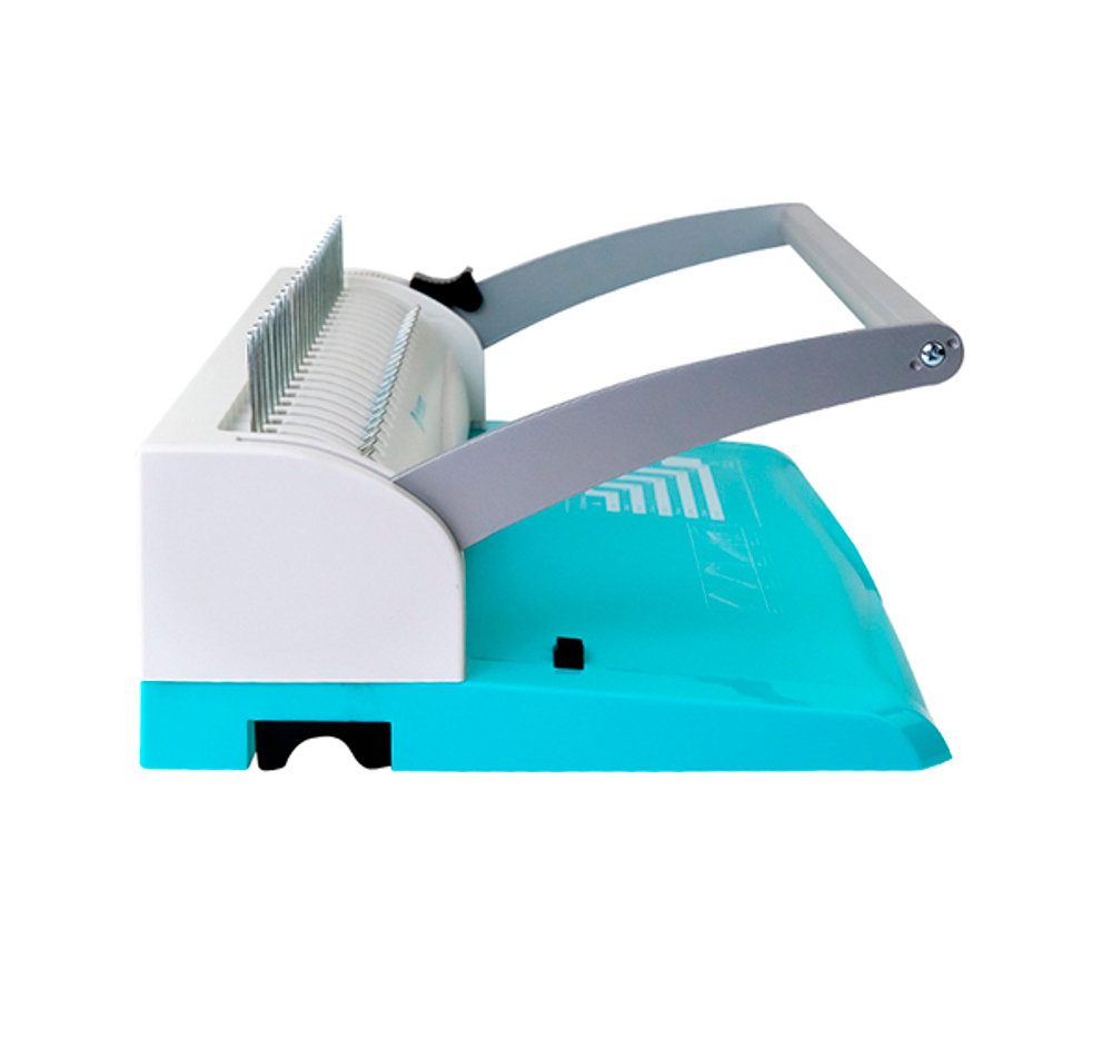 Переплетчик ГЕЛЕОС БП-13+ бирюзово-белый от ГЕЛЕОС