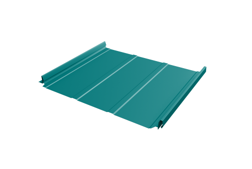 Кликфальц Pro Line Grand Line 0,45 PE с пленкой на замках RAL 5021 водная синь