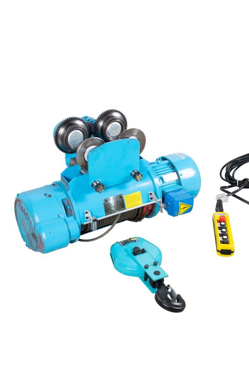Таль передвижная 2т 6м 380В электрическая канатная TOR CD PRO