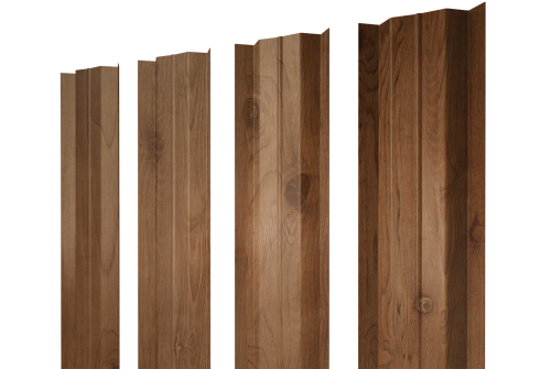 Штакетник М-образный В с прямым резом 0,45 Print Premium Pine Wood Fresh