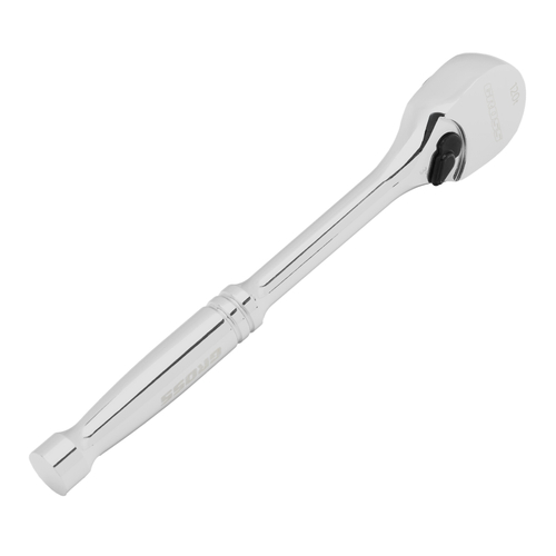 Ключ-трещотка 3/8", CrV, 120 зубьев, цельнометаллический, хром Gross