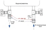 Ниппель переходной на евроконус ½"н x ¾"ек Valtec VTr.580.NE.040E