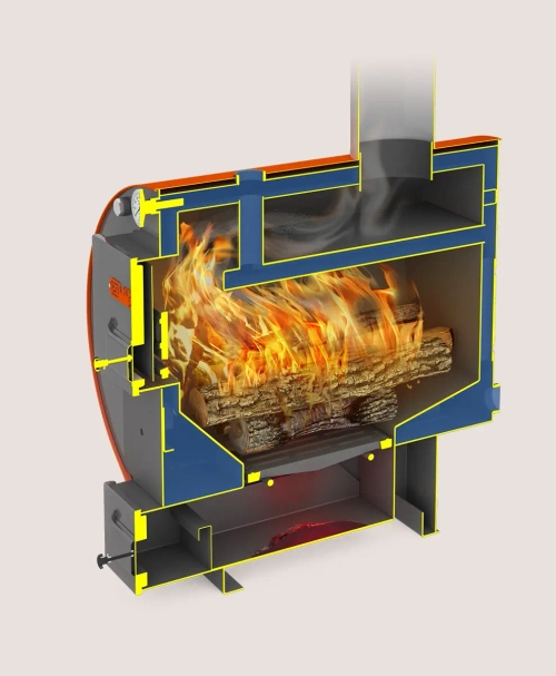 Котел твердотопливный Теплодар Уют - 20