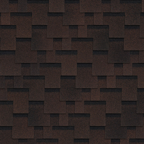 Гибкая черепица ТехноНиколь Shinglas Оптима Аккорд Коричневый, 3 м2/упак