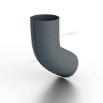 Колено трубы МЕТАЛЛ ПРОФИЛЬ Foramina Freeze D100 Grey