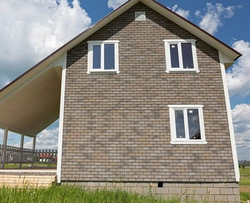 Фасадная плитка ТехноНиколь Hauberk Кирпич Каталонский 2,5 м2/упак, упак