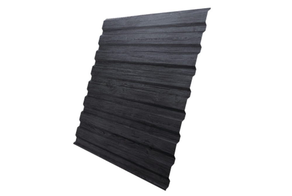 Профнастил C20A 0,45 Print Premium Grey Wood TwinColor