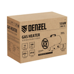 Газовая тепловая пушка GHG-15, 15 кВт, 500 м3/ч, пропан-бутан Denzel