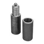 Петля гаражная с шаром, D 34 x 140 мм, 2 шт, Россия Сибртех