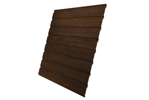 Профнастил C10B 0,45 Print Elite с пленкой Chestnut Wood TwinColor