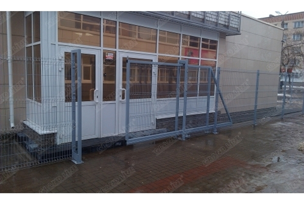 Крепление Скоба и болт М6х85 RAL 7040