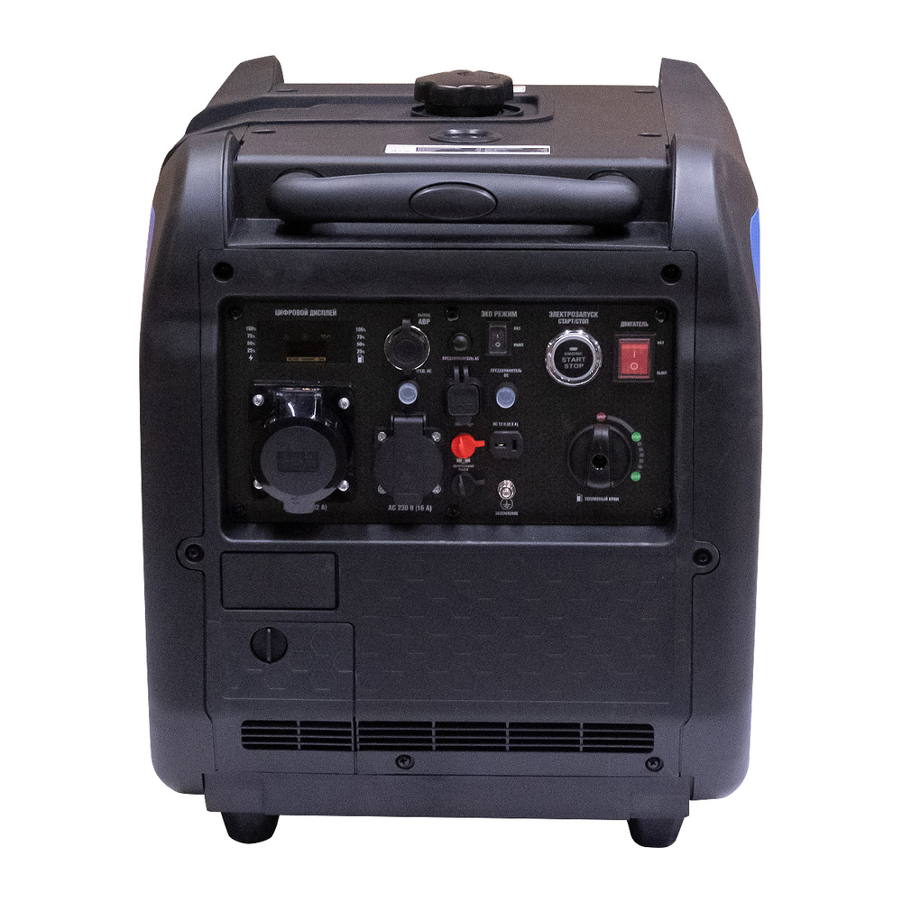 Генератор бензиновый инверторный Dinking DK5500i (5,5кВт, 230В/50Гц, DK180, бак 13,5л.АВР)