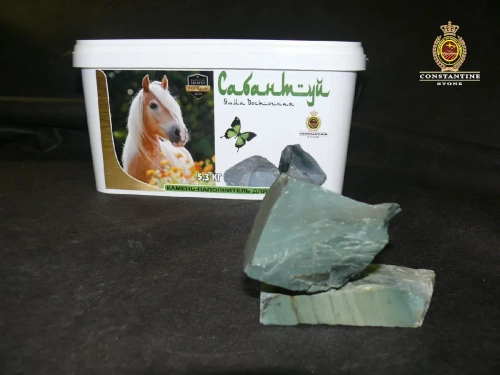 Камень для бани Сабантуй Яшма Восточная 5,3 кг