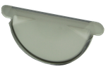 Заглушка торцевая универсальная Optima 125мм RAL 7024 мокрый асфальт