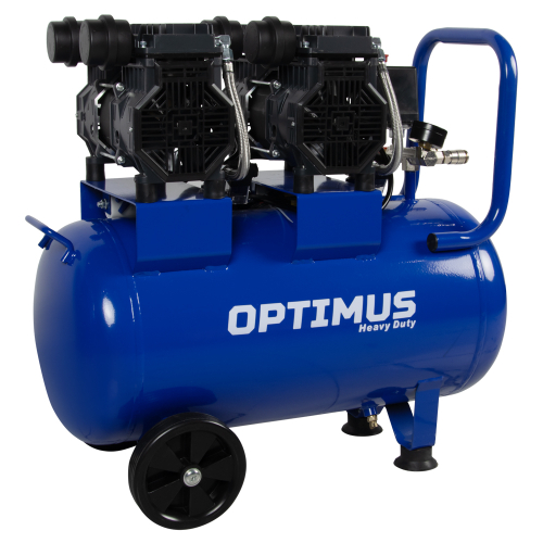 OPT-305044 Компрессор поршневой безмасляный, ресивер 50 л, 440 л/мин, 2650 об/мин, 3 КВт