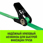 Ремень стяжной кольцевой с храповым механизмом HITCH REGULAR 25мм 1т 6м