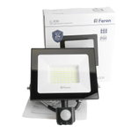Светодиодный прожектор Feron с датчиком LL-908 IP44 50W 6400K 29558