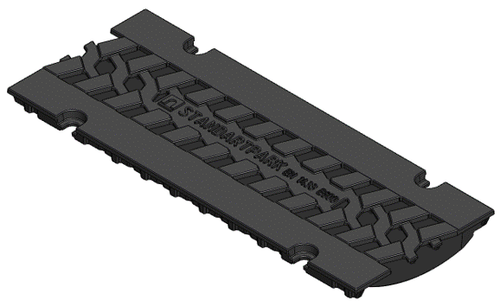 Решетка водоприемная Drive чугунная ВЧ, кл.Е600 под откатные ворота 22505-Н