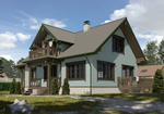 Сайдинг Standard, Корабельный брус, голубика