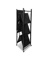 Стеллаж складной ГЕЛЕОС Атлант-4, черный