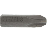 Биты для отвертки PH3х25 мм, 1/4 Hex, CrV, 24 шт. GRIFF 019165